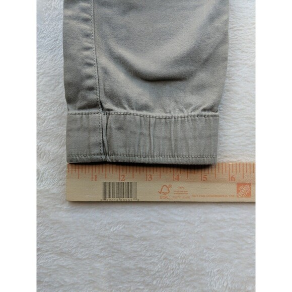 Burnside Cargo Drawstring Joggers Men's Large Khaki/Tan Pants Casual - Picture 5 of 11